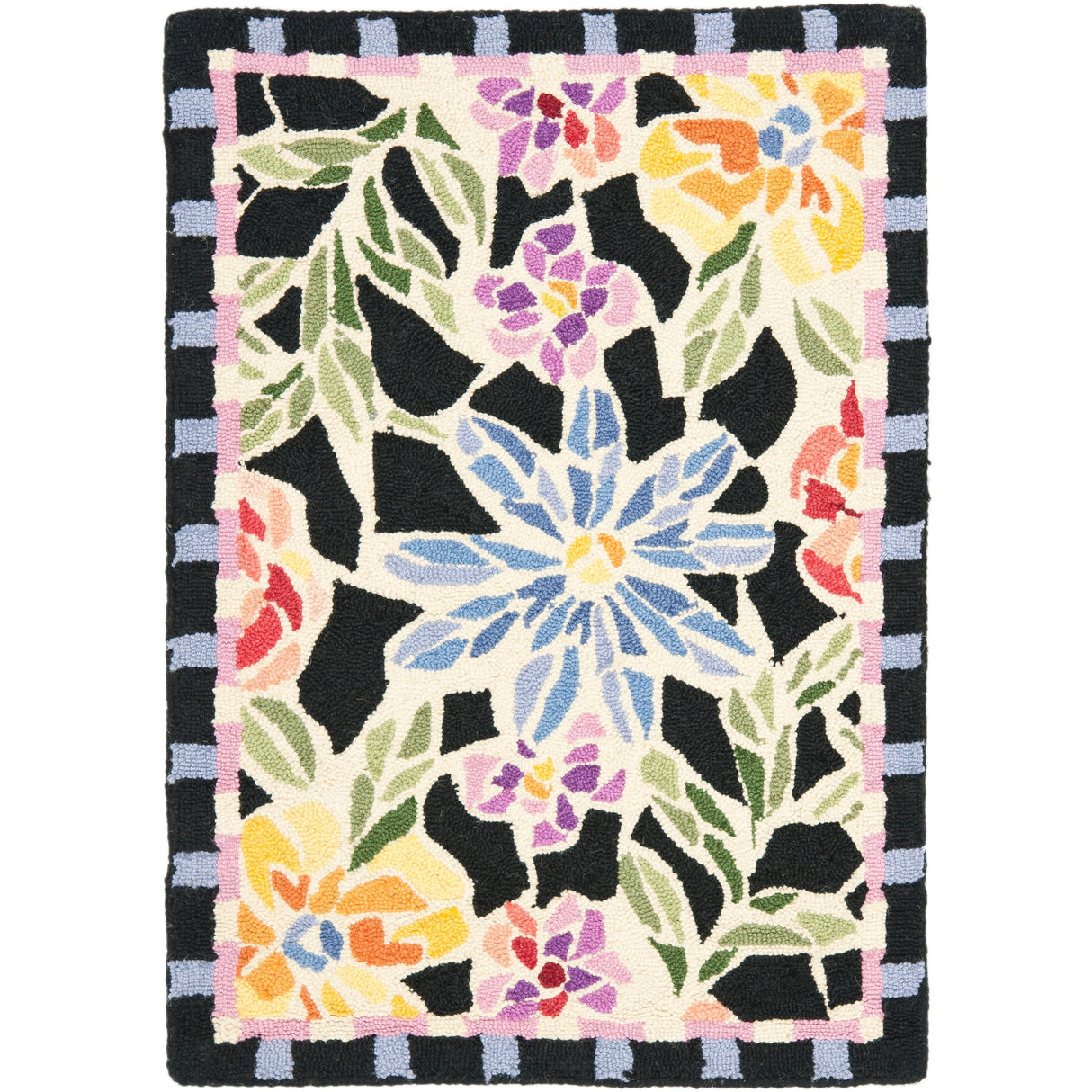 SAFAVIEH Handmade Chelsea Sprig French Country Floral Wool Rug