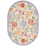 SAFAVIEH Handmade Chelsea Sprig French Country Floral Wool Rug