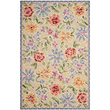 SAFAVIEH Handmade Chelsea Sprig French Country Floral Wool Rug