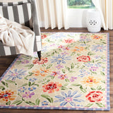 SAFAVIEH Handmade Chelsea Sprig French Country Floral Wool Rug