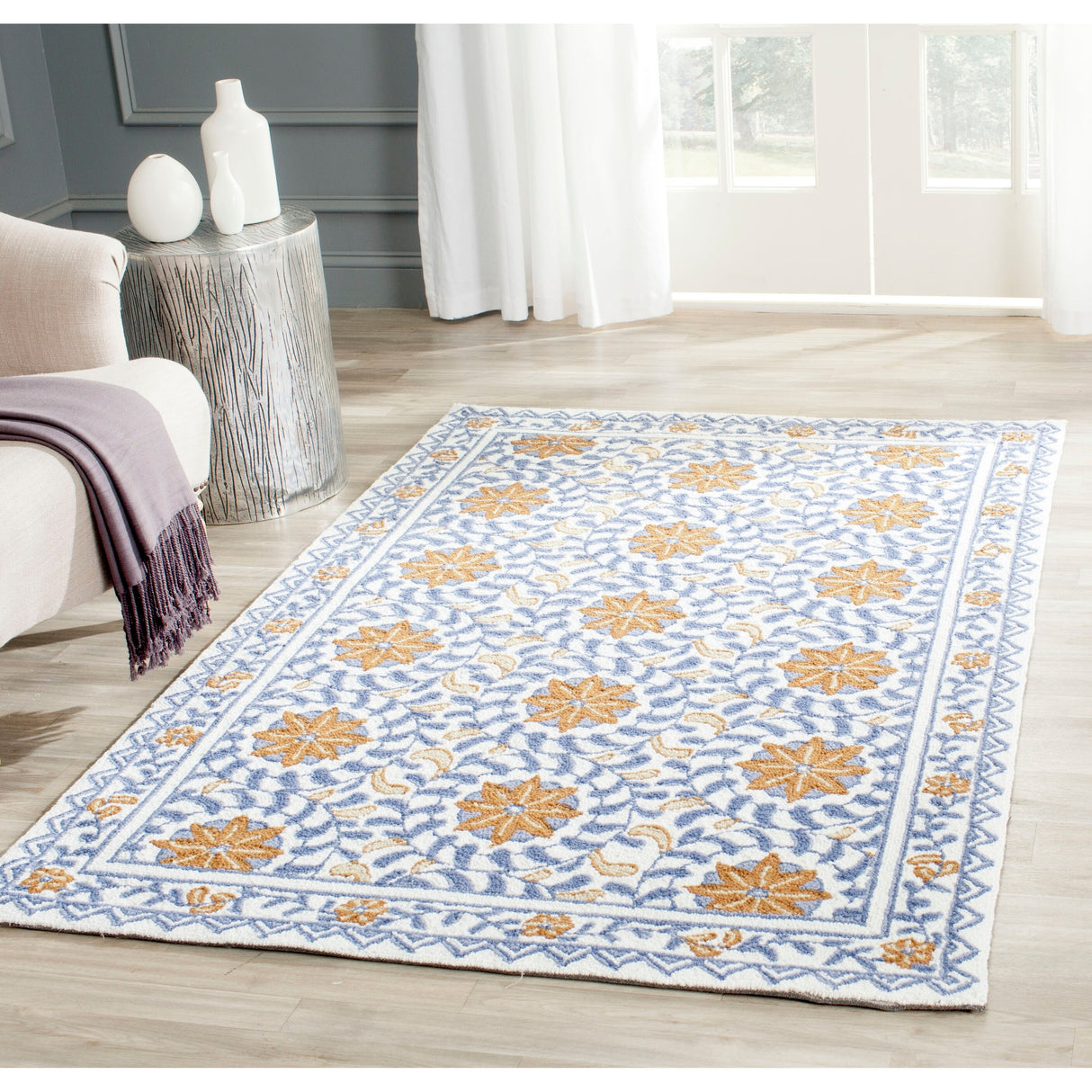 SAFAVIEH Handmade Chelsea Vermont French Country Wool Rug