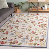 SAFAVIEH Handmade Chelsea Wubbina French Country Floral Wool Rug