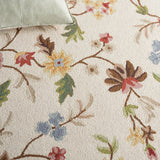 SAFAVIEH Handmade Chelsea Wubbina French Country Floral Wool Rug