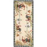 SAFAVIEH Handmade Chelsea Yauheniya French Country Rooster Wool Rug