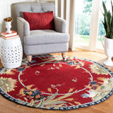 SAFAVIEH Handmade Chelsea Yauheniya French Country Rooster Wool Rug