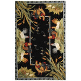 SAFAVIEH Handmade Chelsea Yauheniya French Country Rooster Wool Rug