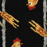 SAFAVIEH Handmade Chelsea Yauheniya French Country Rooster Wool Rug