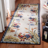 SAFAVIEH Handmade Chelsea Yauheniya French Country Rooster Wool Rug