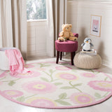 SAFAVIEH Handmade Children's Spring Heidbra Ivory New Zealand Wool Rug