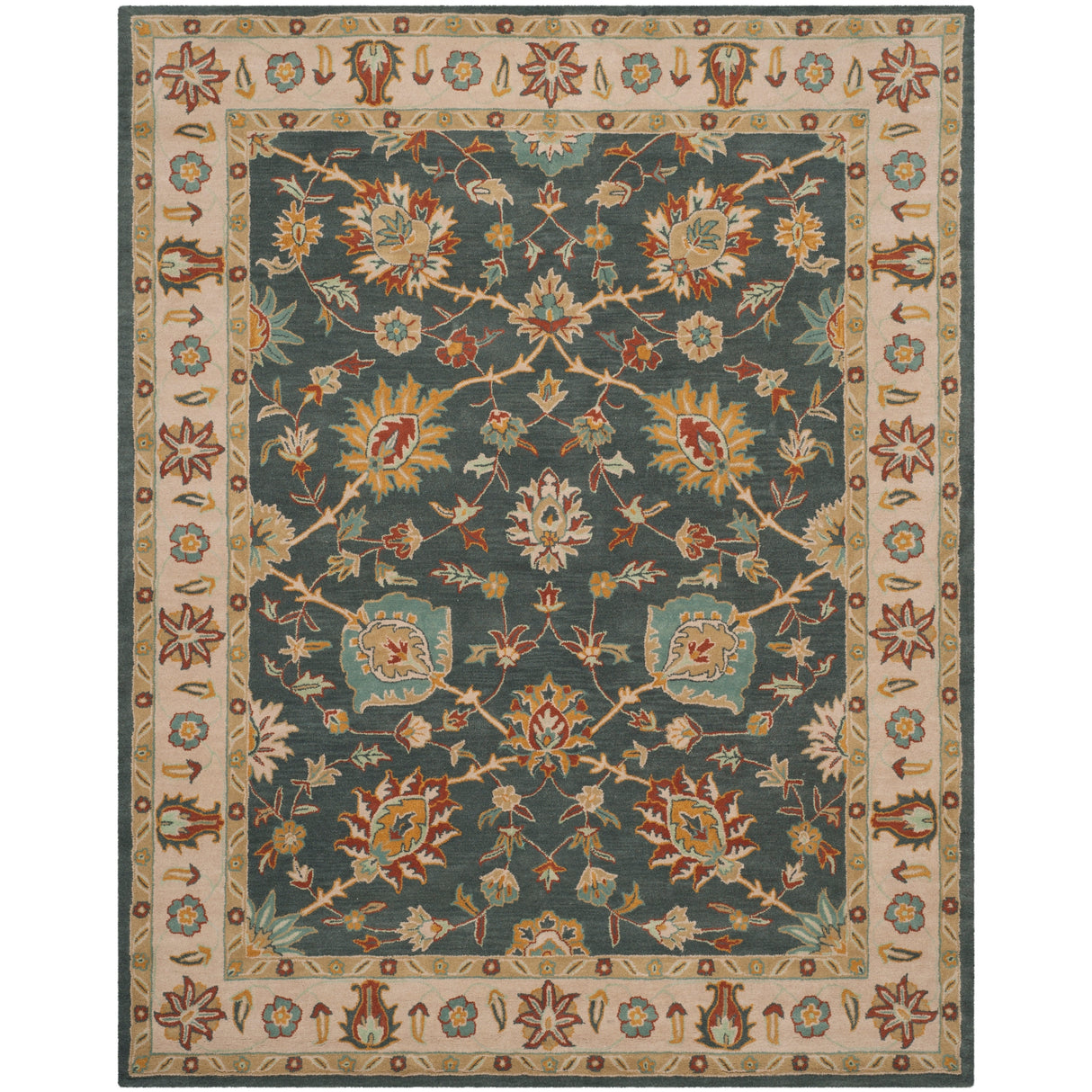 SAFAVIEH Handmade Classic Gertje Traditional Oriental Wool Rug