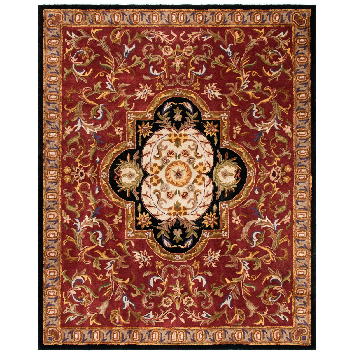 SAFAVIEH Handmade Classic Nidhi Traditional Oriental Wool Rug