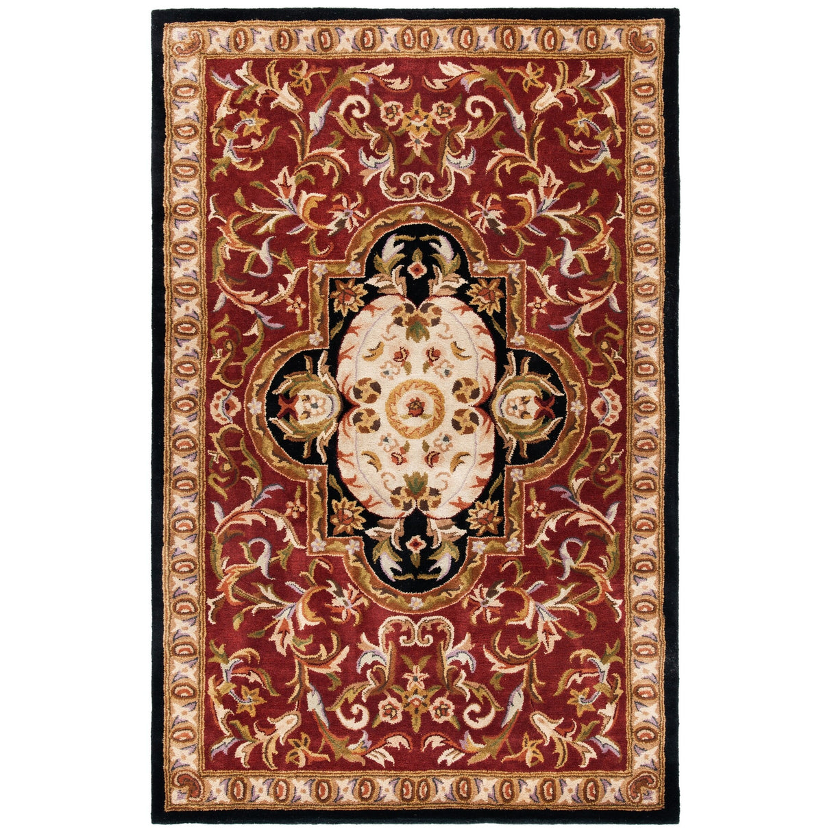 SAFAVIEH Handmade Classic Nidhi Traditional Oriental Wool Rug