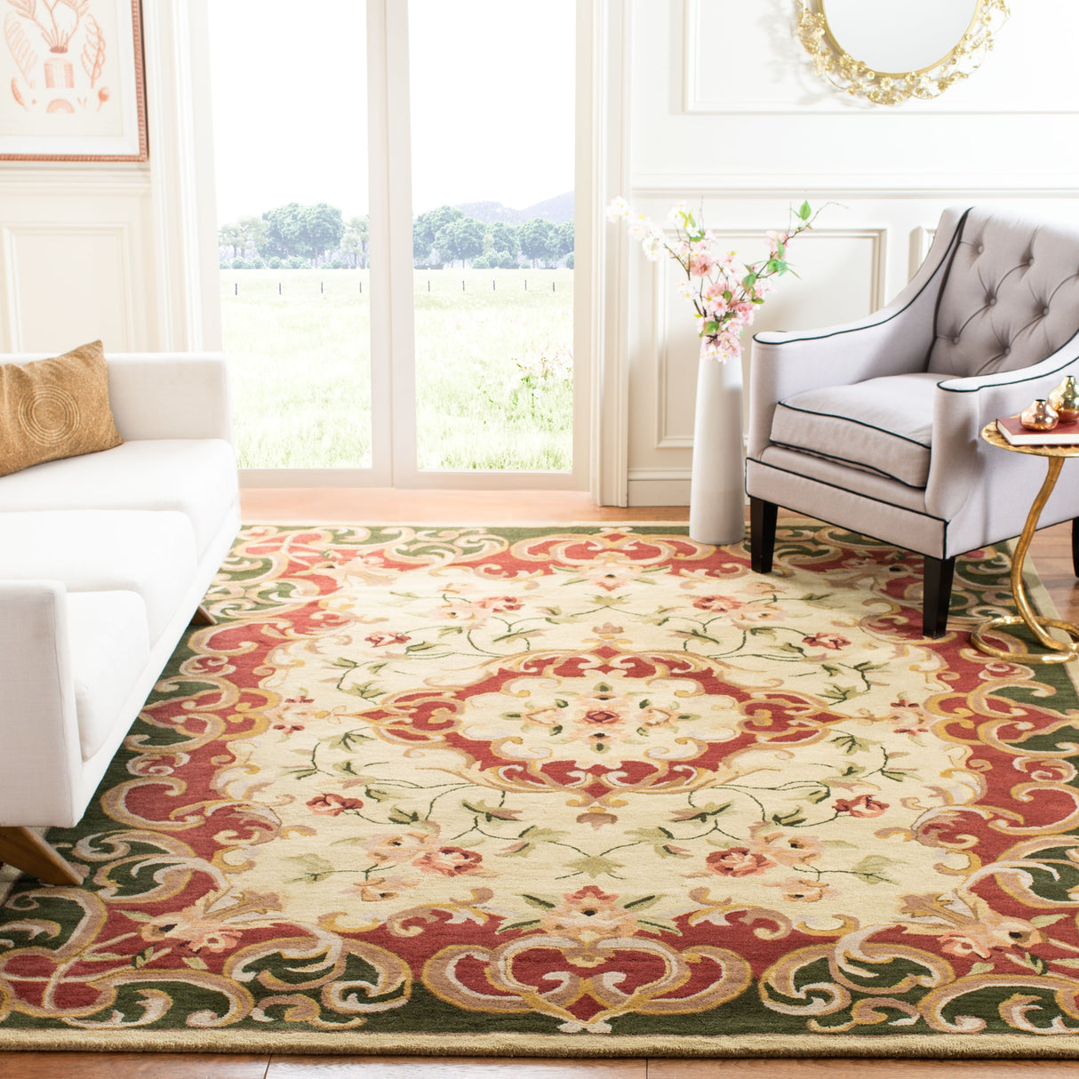 SAFAVIEH Handmade Classic Selvaggia Traditional Oriental Wool Rug