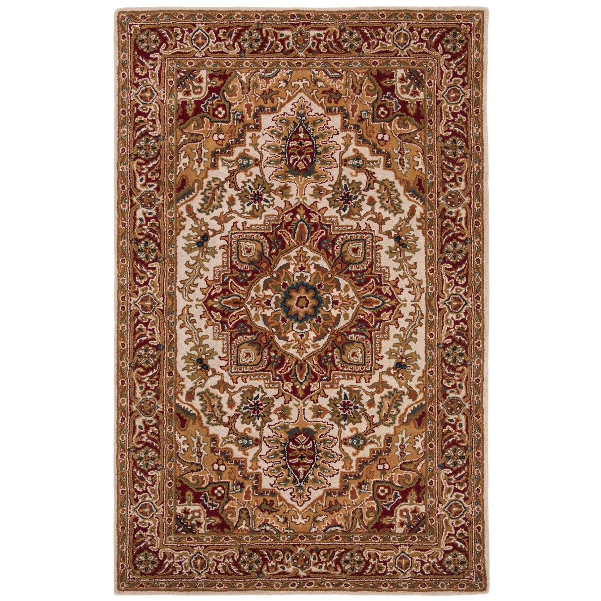 SAFAVIEH Handmade Classic Sineta Traditional Oriental Wool Rug