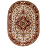 SAFAVIEH Handmade Classic Sineta Traditional Oriental Wool Rug