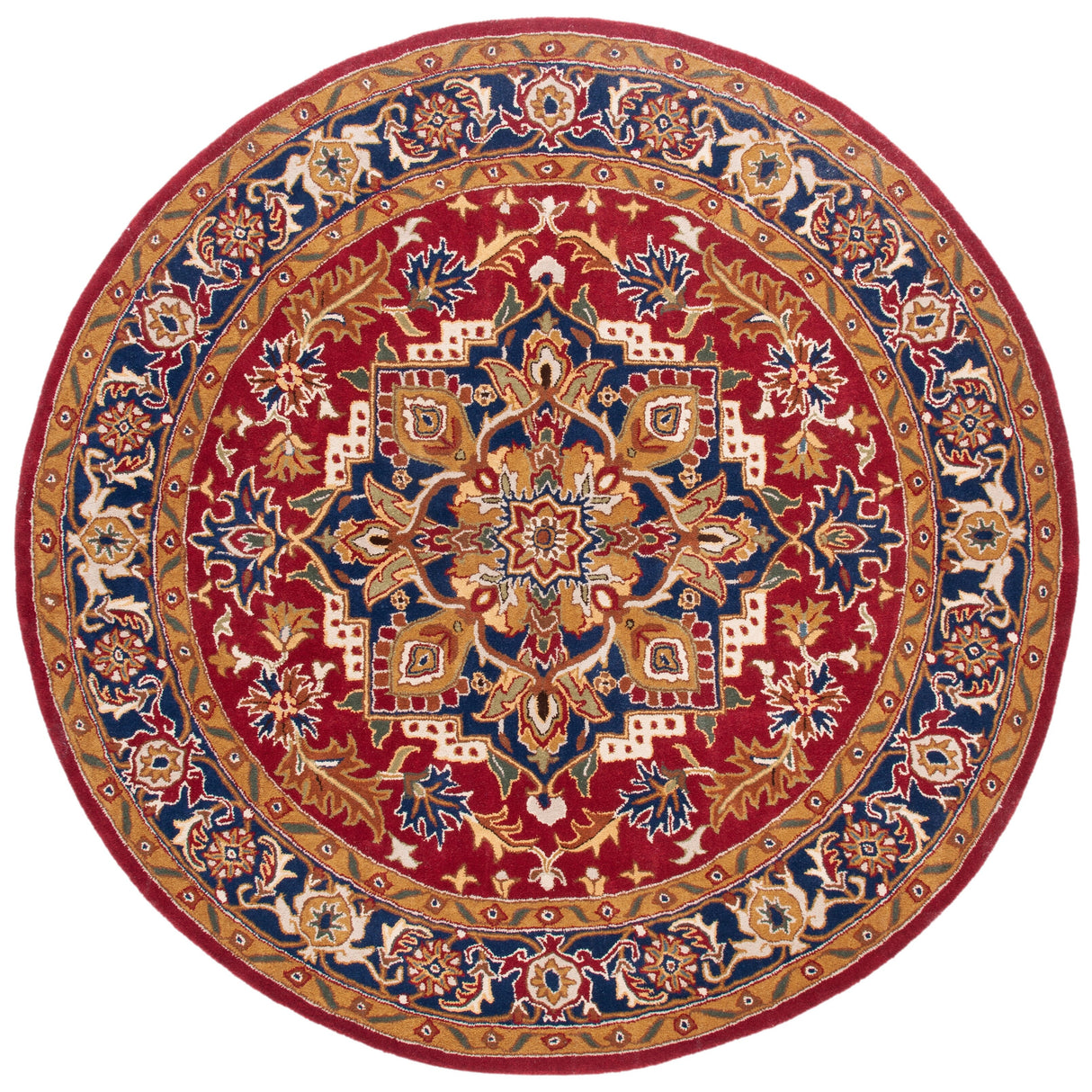 SAFAVIEH Handmade Classic Sineta Traditional Oriental Wool Rug