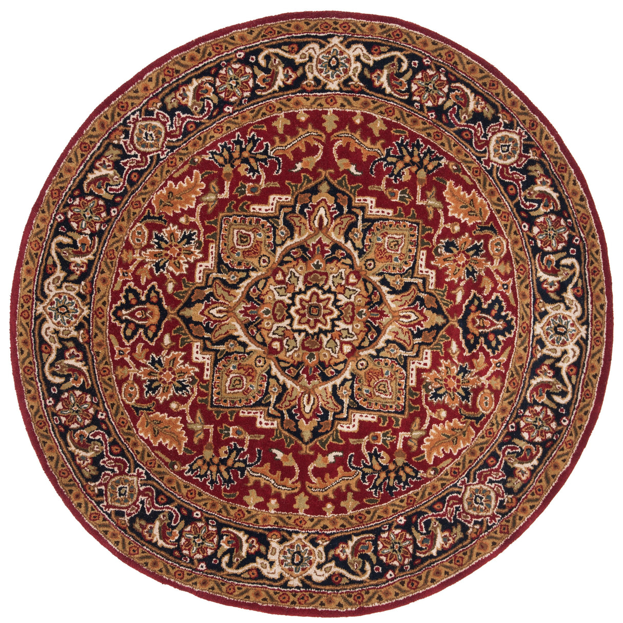 SAFAVIEH Handmade Classic Sineta Traditional Oriental Wool Rug