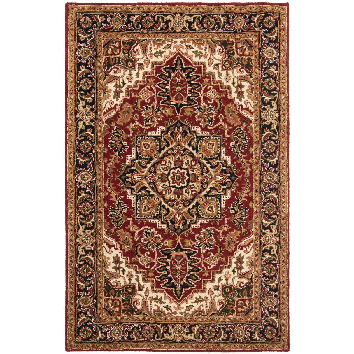 SAFAVIEH Handmade Classic Sineta Traditional Oriental Wool Rug