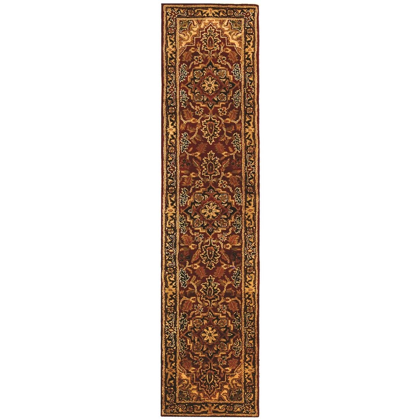 SAFAVIEH Handmade Classic Sineta Traditional Oriental Wool Rug