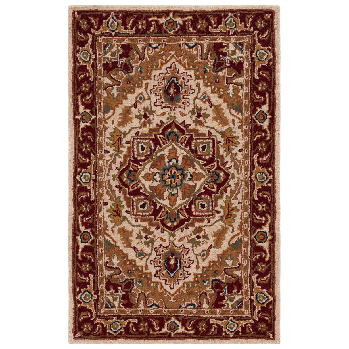 SAFAVIEH Handmade Classic Sineta Traditional Oriental Wool Rug