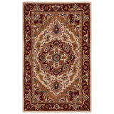 SAFAVIEH Handmade Classic Sineta Traditional Oriental Wool Rug