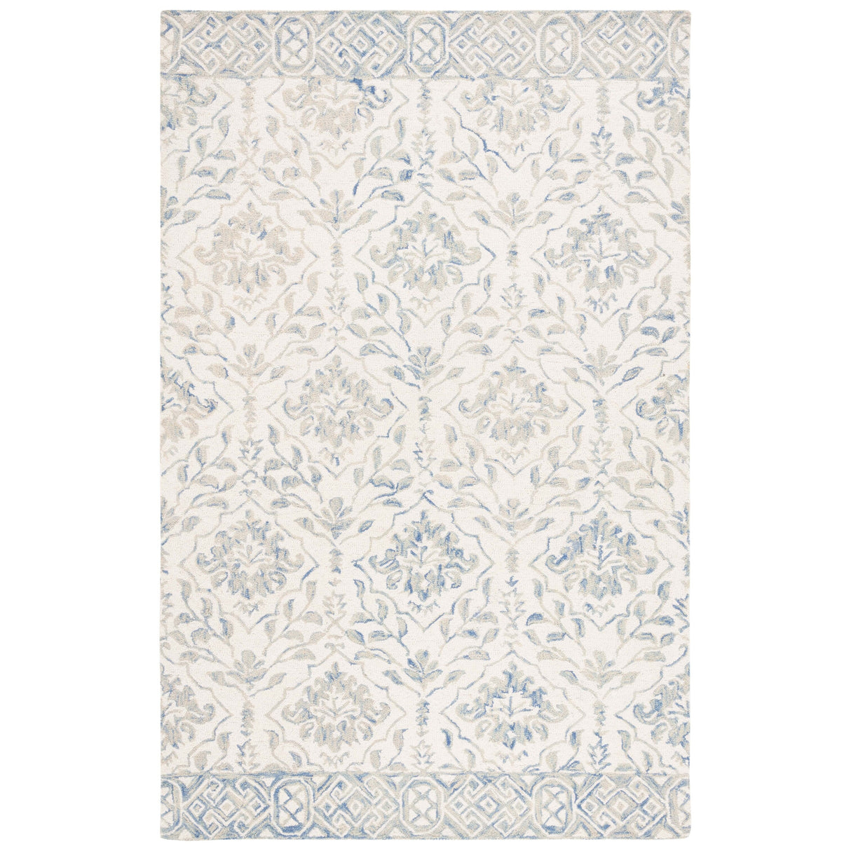 SAFAVIEH Handmade Dip Dye Elvedina Floral Wool Rug