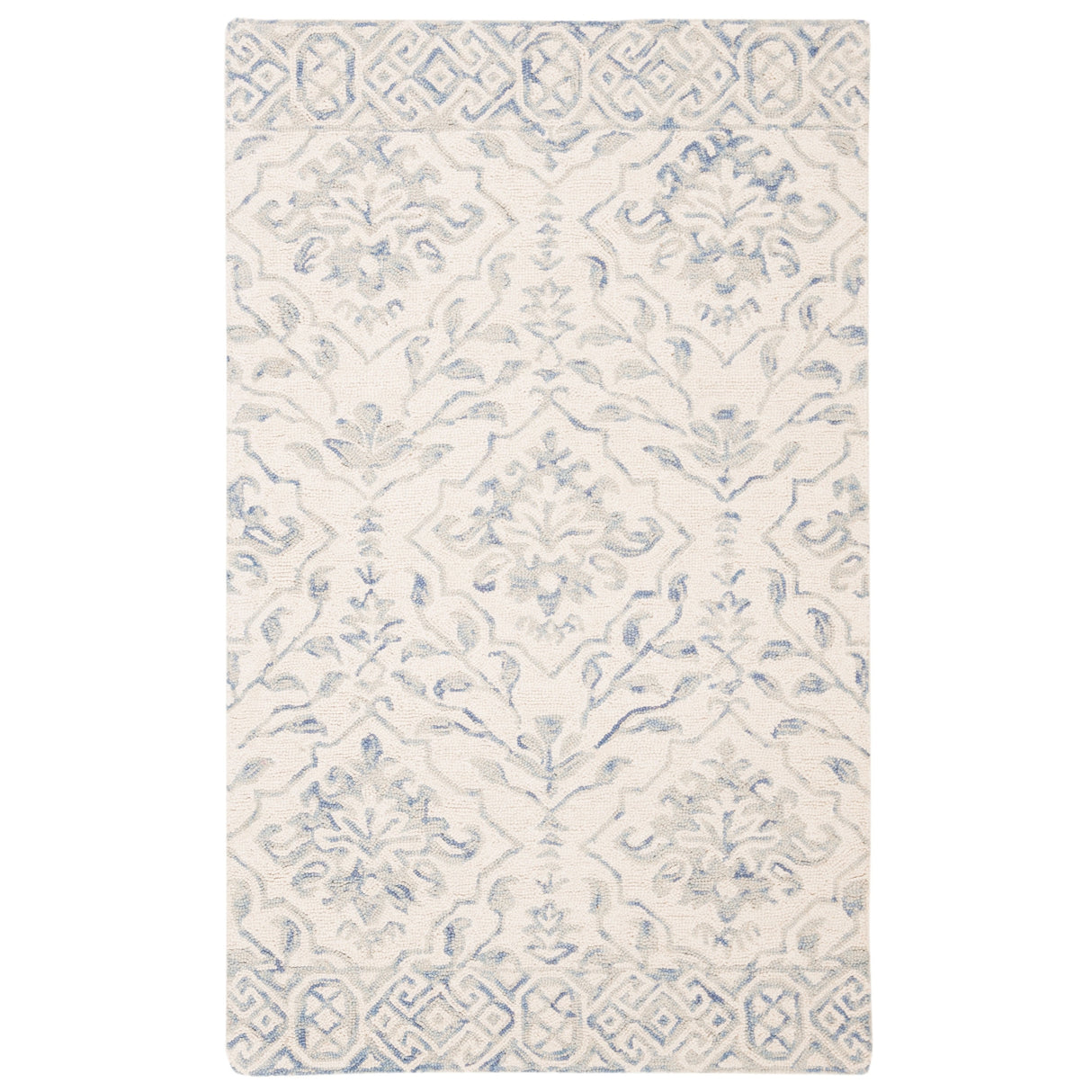 SAFAVIEH Handmade Dip Dye Elvedina Floral Wool Rug