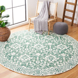 SAFAVIEH Handmade Dip Dye Elvedina Floral Wool Rug