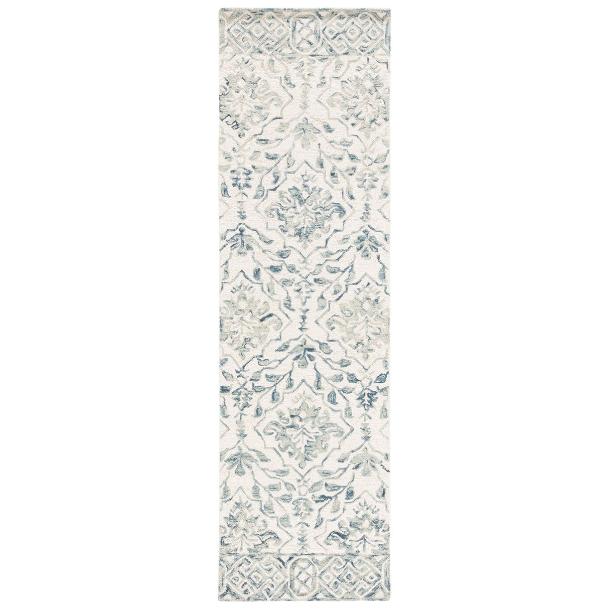 SAFAVIEH Handmade Dip Dye Elvedina Floral Wool Rug