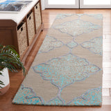 SAFAVIEH Handmade Dip Dye Emeteria Medallion Wool Rug