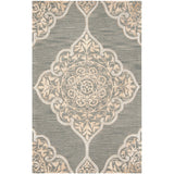 SAFAVIEH Handmade Dip Dye Emeteria Medallion Wool Rug