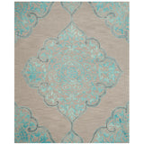 SAFAVIEH Handmade Dip Dye Emeteria Medallion Wool Rug