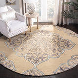 SAFAVIEH Handmade Dip Dye Emeteria Medallion Wool Rug