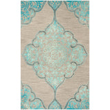 SAFAVIEH Handmade Dip Dye Emeteria Medallion Wool Rug