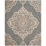 SAFAVIEH Handmade Dip Dye Emeteria Medallion Wool Rug