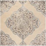 SAFAVIEH Handmade Dip Dye Emeteria Medallion Wool Rug