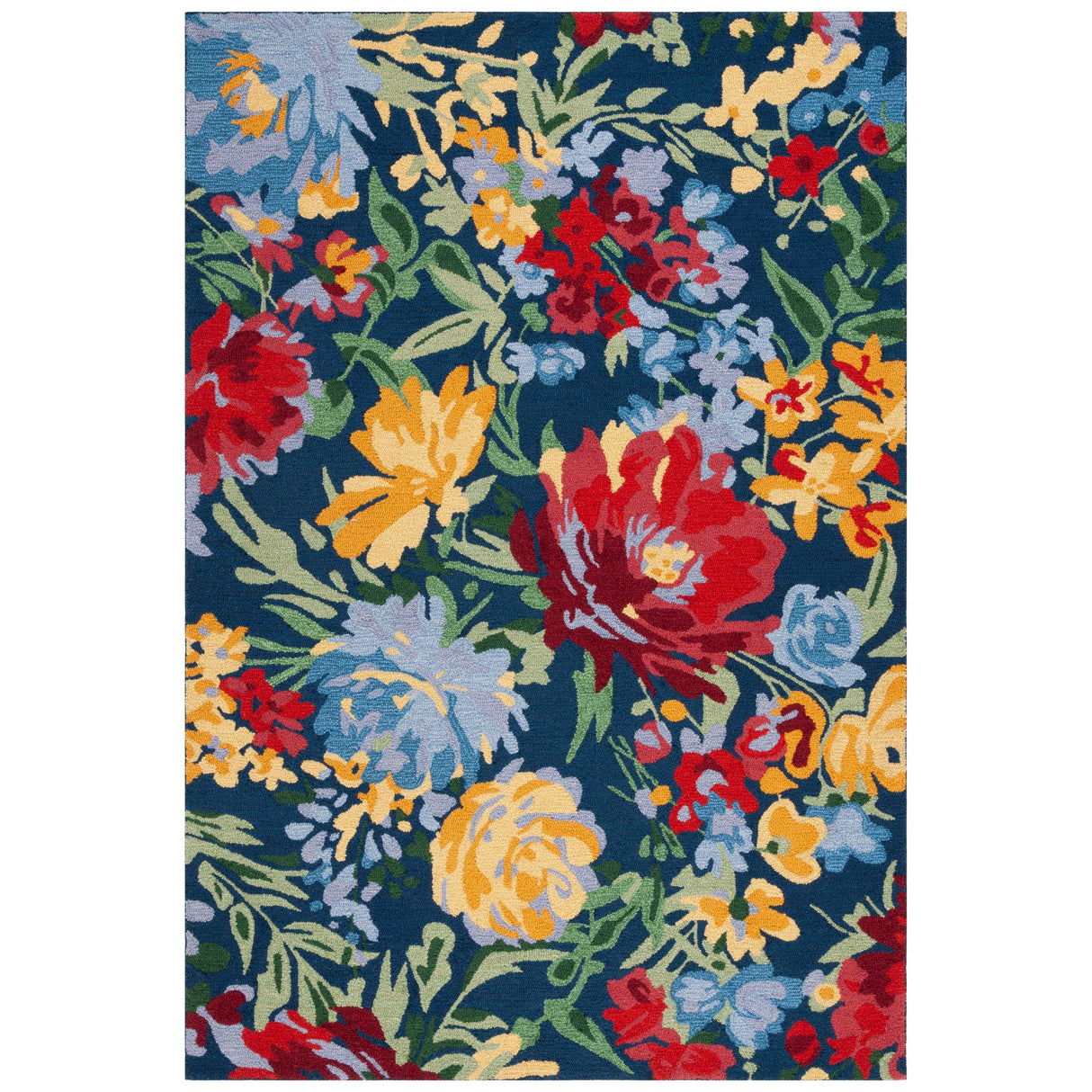 SAFAVIEH Handmade Easy Care Majram French Country Floral Rug