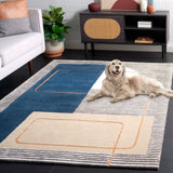 SAFAVIEH Handmade Ebony Kimi Contemporary Wool Rug