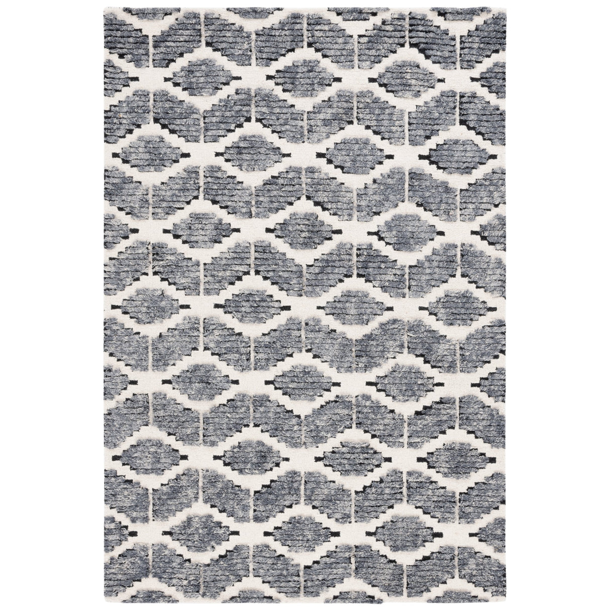 SAFAVIEH Handmade Ebony Nedka Modern Wool Rug