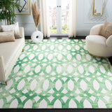 SAFAVIEH Handmade Eligija Wool Geometric Dip Dye Area Rug