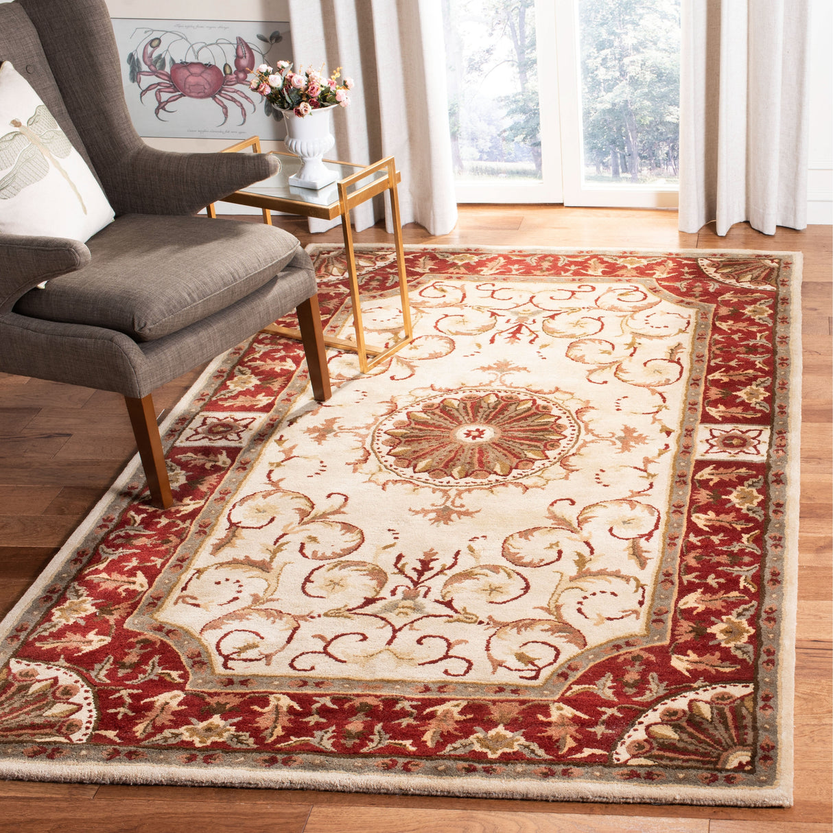 SAFAVIEH Handmade Empire Eftichia Traditional Oriental Wool Rug