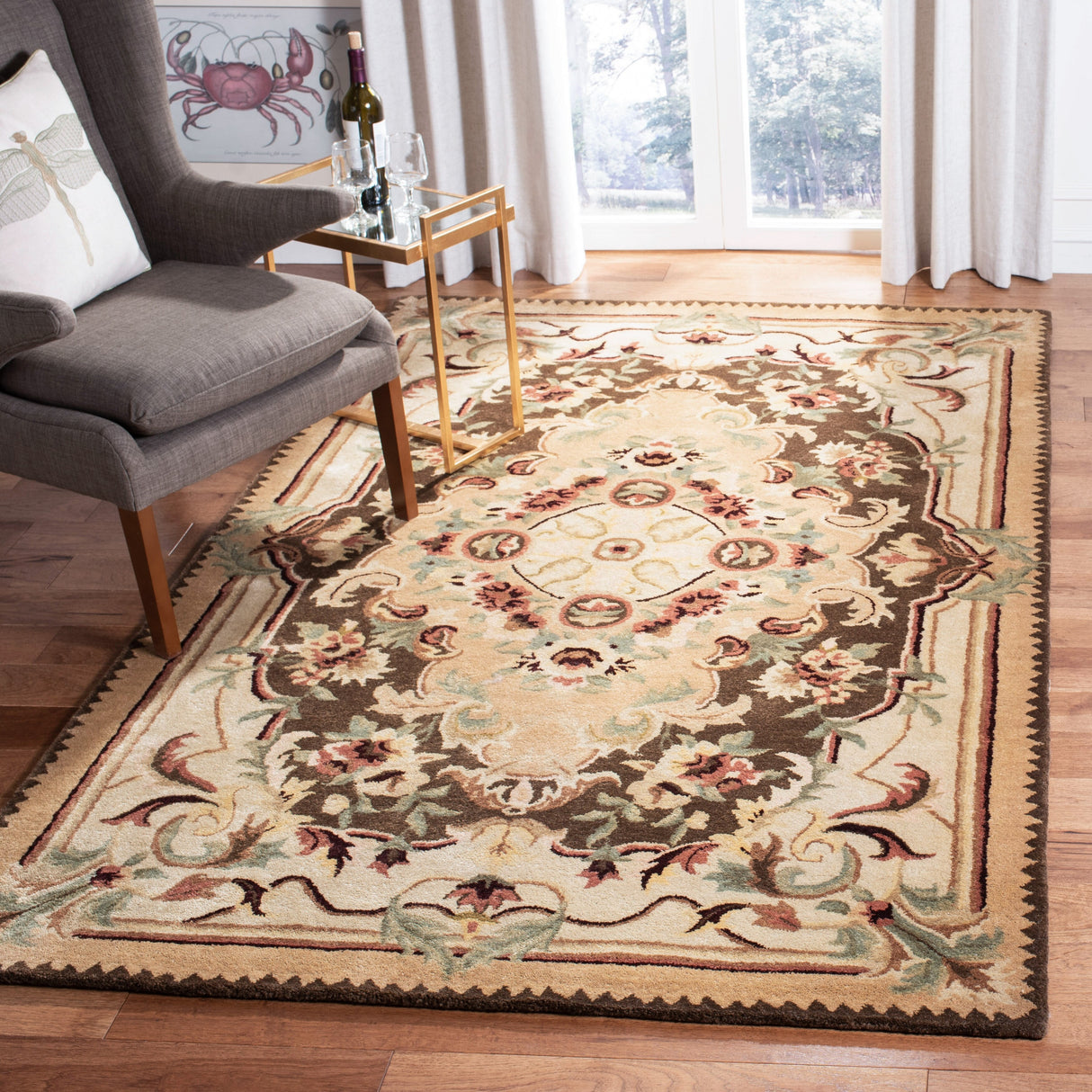 SAFAVIEH Handmade Empire Ffiona Traditional Oriental Wool Rug