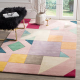 SAFAVIEH Handmade Fifth Avenue Anxhela Mid-Century Modern Wool Rug