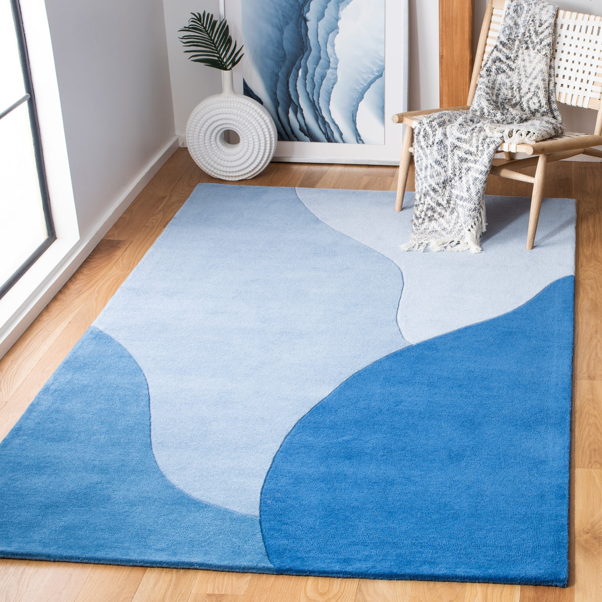 SAFAVIEH Handmade Fifth Avenue Geert Mid-Century Modern Wool Rug