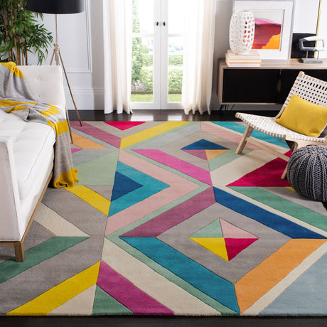 SAFAVIEH Handmade Fifth Avenue Hinrika Mid-Century Modern Wool Rug