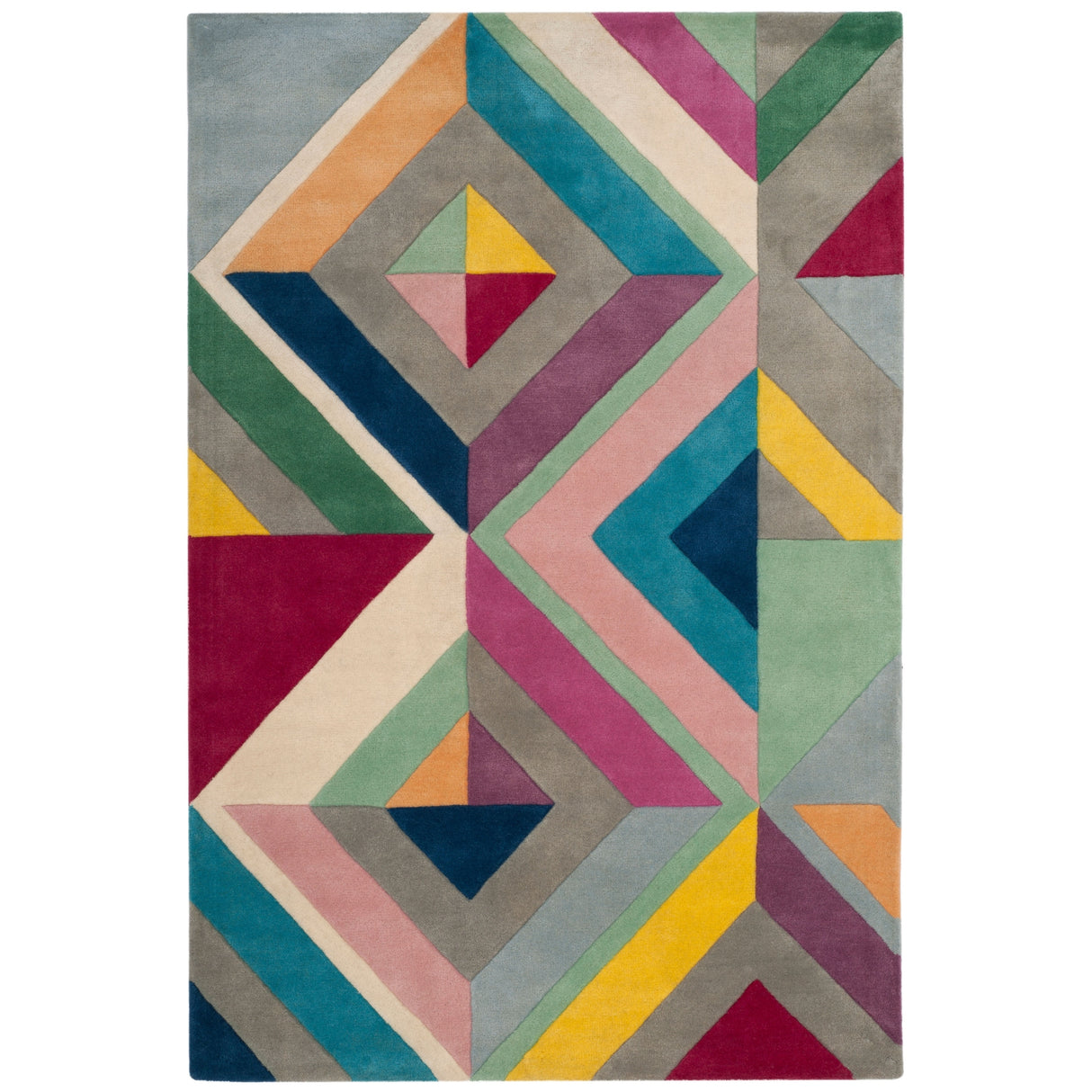 SAFAVIEH Handmade Fifth Avenue Hinrika Mid-Century Modern Wool Rug