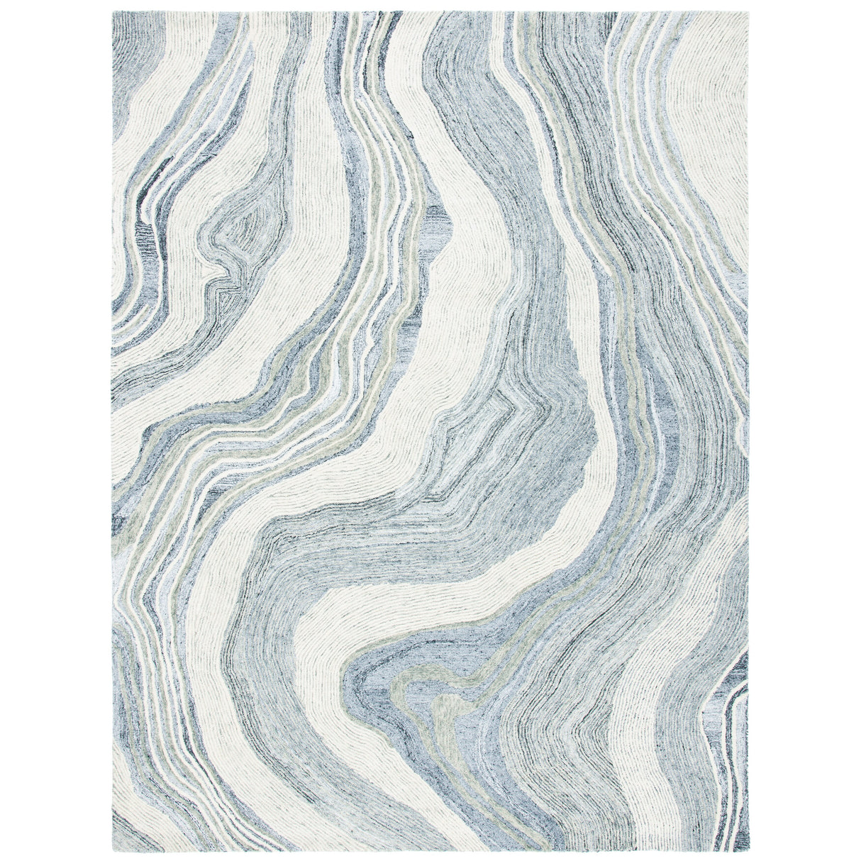 SAFAVIEH Handmade Fifth Avenue Klari Modern Abstract Wool Rug