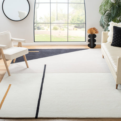 SAFAVIEH Handmade Fifth Avenue Lukreciya Mid-Century Modern Wool Rug