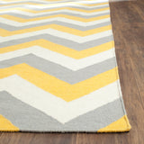 SAFAVIEH Handmade Flatweave Dhurries Alliette Modern Wool Rug