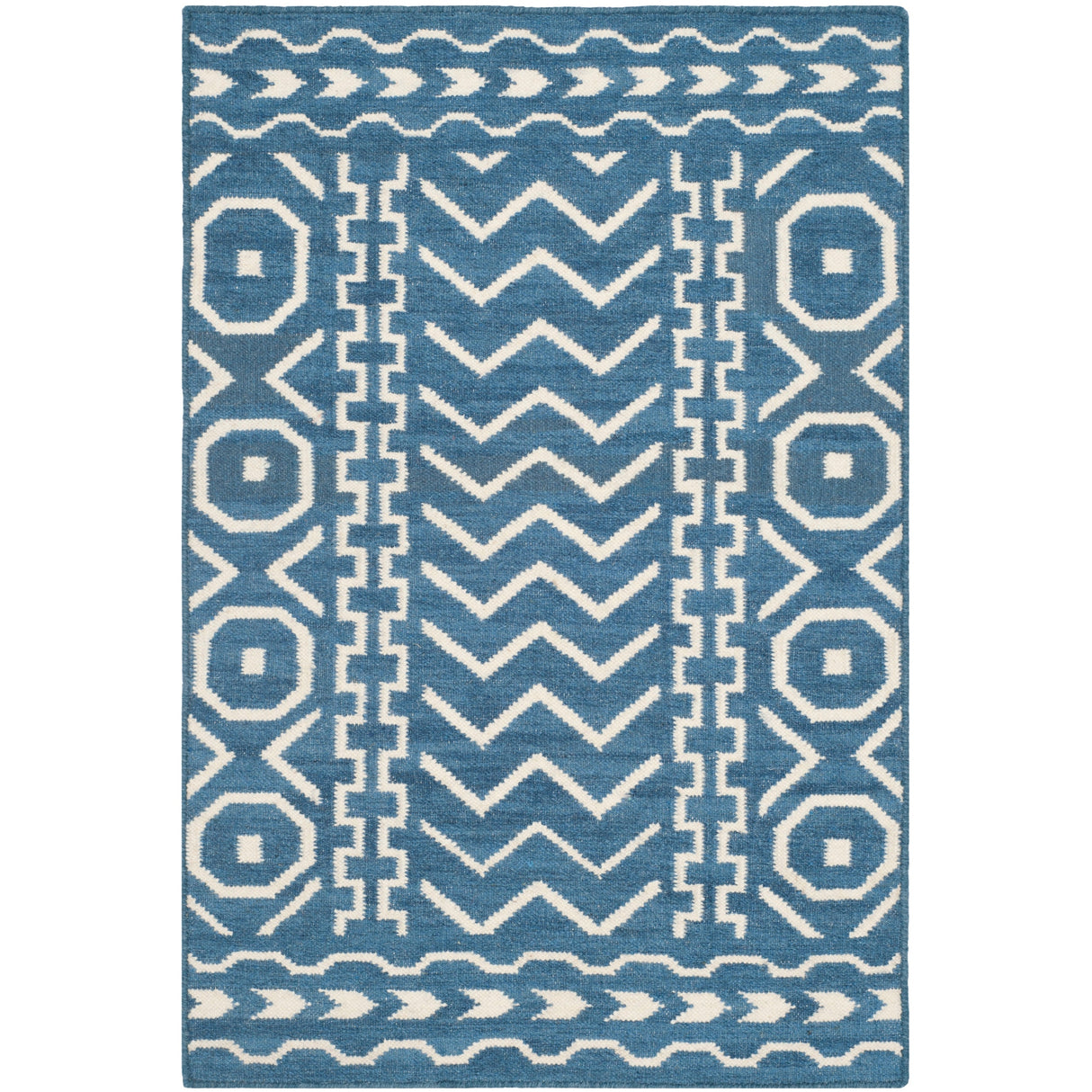 SAFAVIEH Handmade Flatweave Dhurries Krustina Modern Wool Rug